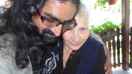 Image 5-Mohanji with my beloved grandma Ana